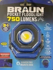 Super Bright Braun 750 Lumen Rechargeable Ultra-compact Magnetic Led Floodlight New. Price: $48.95.