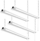 4-PACK 4FT Linkable Led Shop Light, Plug Garage Lighting With Power Cord And New. Price: $135.99.