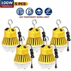 5PACK 100W Led Temporary Work 5000K 15000LM Linkable Construction Lights New. Price: $319.20.