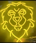 The Alliance Neon Lion Sign Led Light Adjustable Usb Powered Wall Decor Scratche New. Price: $21.99.