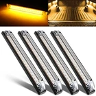 Nifeida 8" 18LED Amber Utility Strip Light Bar Surface Mount, Truck Trailer Rv New. Price: $54.09.
