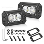 Flush Mount Led Pods, Cree Bumper Lights 3", White New. Price: $54.67.