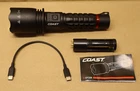 Coast XP20R Rechargeable Led Flashlight With 4000 Lumens Dual Power Usb-c New. Price: $34.99.