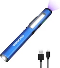 Workpro Flashlight Light, Rechargeable With 365 Nm Uv Black New. Price: $17.99.