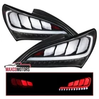 Black Led Tail Lights Fits 2010-2016 Hyundai Genesis Coupe Sequential Signal New. Price: $348.49.