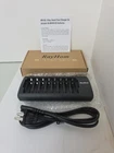 Rayhom 8 Bay Aaa Battery Charger, Usb High-speed Charging, Independent Slot New. Price: $17.99.