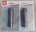 Harbor Freight Tools 3 1/2" Mini Flashlight - Set Of New & Sealed. Price: $5.00.