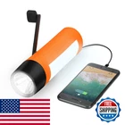 Vfan Rechargeable Hand Crank Flashlight/generator/usb Charger For Phone New. Price: $51.94.