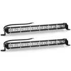 Nifeida 2PCS 14" Led 80W 14IN Light BAR(2 Pack), Cool White And Black New. Price: $44.89.