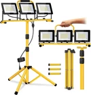 21000 Lumen Led Work Lights With Stand 3 Head Portable Tripod Waterproof New. Price: $47.99.