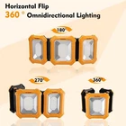 3000LM Rechargeable Led Work 7800MAH Lighting Mode 180 Adjustable Heads New. Price: $38.99.