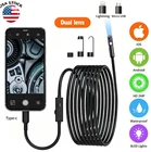 Endoscope Borescope 8MM Inspection Snake Camera 1920P Hd For Iphone Android Ios New. Price: $18.69.