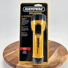 Rayovac IN2-K Industrial Yellow Flashlight New Package. Price: $19.97.