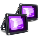 10W 2 Pcs Led Lightblacklight Flood With PLUGIP65 Waterprooflight Up New. Price: $48.05.