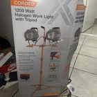 Hdx 1200-WATT Halogen Tripod Work Light Open. Price: $24.99.
