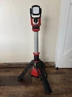Milwaukee M12 Rocket Light 2132-20 Dual Power Adjustable Stand Tower Used. Price: $100.00.