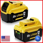 Ibanti Packs 12AH DCB208 Battery Replacement For Dewalt 20V DCB207 New. Price: $82.33.