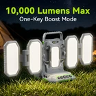 10000LM Led Cordless Work Light For Dewalt 20V 4-PANEL Foldable Car Repair New. Price: $109.99.