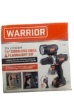 Warrior 12V Lithium 3/8-INCH Cordless Drill And Flashlight Kit 2-TOOL New. Price: $35.99.