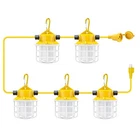 50FT Led Construction String Lights, 75W 7500LM Industrial Grade Super Bright... New. Price: $73.51.