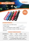 Orcatorch D710 3000 Lumens Dive Light - Red Former Trade Show Sample New. Price: $119.00.