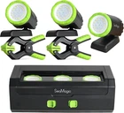 3-PACK Rechargeable Led Work Lights With Portable Case, 360-DEGREE Adjustable Sp New. Price: $50.44.