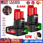 2PACK For Milwaukee M12 12V 48-11-0140 Extended Capacity Battery With Led New. Price: $28.99.