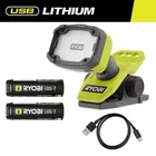 Usb Lithium Magnetic Clamp Light Kit W/ 2.0 Ah Battery, Charging Cable, & New. Price: $88.43.