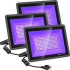 3 Pack 100W Led Lights, Flood With Plug And Switch, 120V New. Price: $89.99.