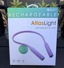 Withit Mighty Bright Rechargeable Led Atlas Neck Light - Lavender New. Price: $13.50.
