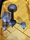 Underwriters Laboratories Inc. 3-LIGHT Ceiling Fixture Electric Metallic Used. Price: $80.00.