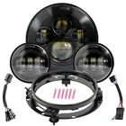 Wisamic Motorcycle Led Headlight 7INCH, 4.5 Passing Lamps Fog Lights And... New. Price: $135.80.