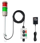 2- Stack Tower Signal Light With Buzzer, Red / Green, 16 Ft... New. Price: $149.99.