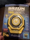 Braun Pocket Floodlight 750 Lumens Brand New In Package Works. Price: $29.99.