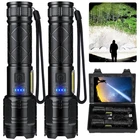Cinlinso Rechargeable Led Flashlights 90000 High Lumens 2 Pack, Super Bright New. Price: $66.07.