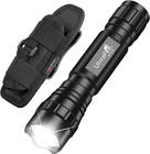Ultrafire Tactical Flashlight With Holster, Single Mode Led 1000 High New. Price: $43.95.
