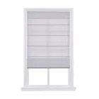 Home Basics Cordless Light Filtering Fabric Classic Roman Shade New. Price: $59.00.