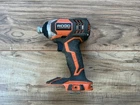 Ridgid R86034 18-VOLT 1/4 In. X4 Impact Driver (tool Only) Used. Price: $24.86.
