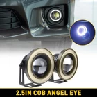 Universal 2.5" 2PCS Round Projector Led Drl Angel Halo Eyes Fog Lights Lamp New. Price: $21.99.