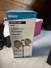 Woods L14 Power Work Light, 1000 Watt Halogen, Adjustable Height, New A6. Price: $45.00.