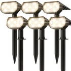Ensenior Solar Spotlights Outdoor, 56 Brightness Adjustable 3000K So... New. Price: $56.87.