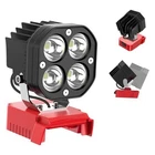 6000LM Led Work Light For Milwaukee 18V M18 Battery, 40W Lumen - New. Price: $25.31.