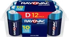 Rayovac High Energy D Batteries (12 Pack), Alkaline Cell New. Price: $36.19.