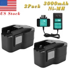 14.4V 3000MAH Battery/charger For Milwaukee 48-11-1000 48-11-1014 48-11-1024 New. Price: $331.91.