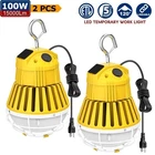 2PACK 100W Led Temporary Work 5000K 15000LM Linkable Construction Lights New. Price: $127.73.