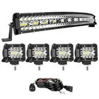 22 Inch 390W Curved Lights Bars, 4 60W Led Work Pods Wiring Harness 12V ... New. Price: $106.00.