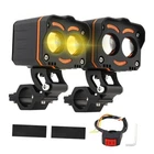 Windance 2PCS Super Bright Led Spotlight With Mount Clamps 47W 9000LM Orange New. Price: $34.99.