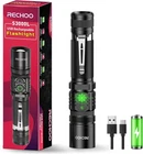Rechoo Flashlight Rechargeable High Lumens, Dual Switch Led New. Price: $17.97.