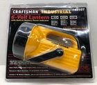 New Sealed Nos Craftsman Industrial 6-VOLT Lantern Yellow Flashlight 9-93107. Price: $50.00.