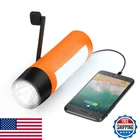 Vfan Rechargeable Hand Crank Flashlight/generator/usb Charger For Phone New. Price: $40.30.